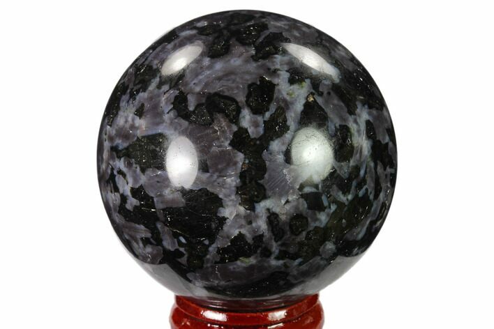 Polished, Indigo Gabbro Sphere - Madagascar #135774
